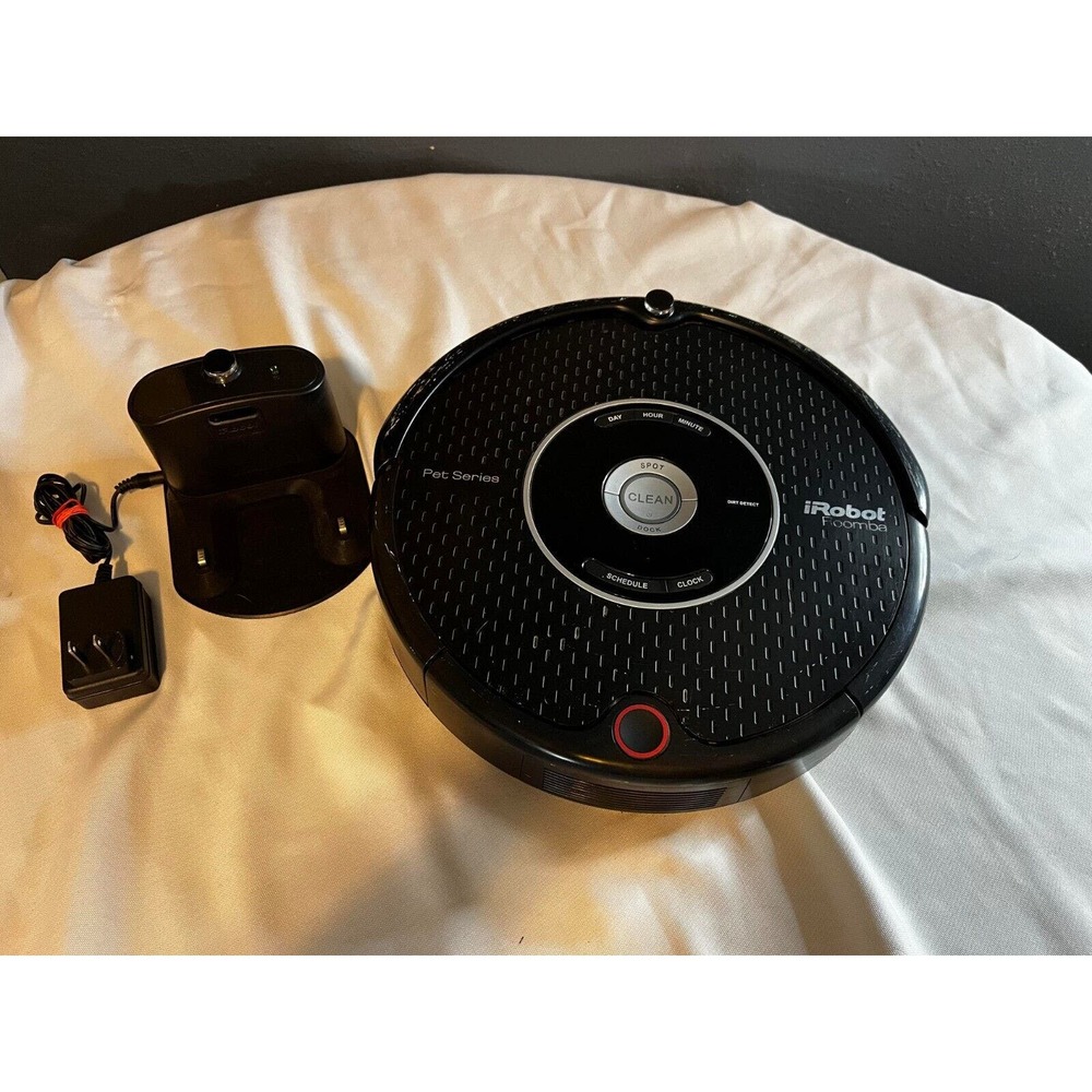 iRobot Black 595 Pet Series Robotic Vacuum For Parts